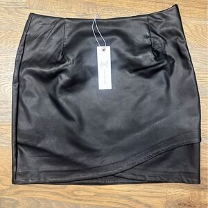 Gentle Fawn faux leather skirt